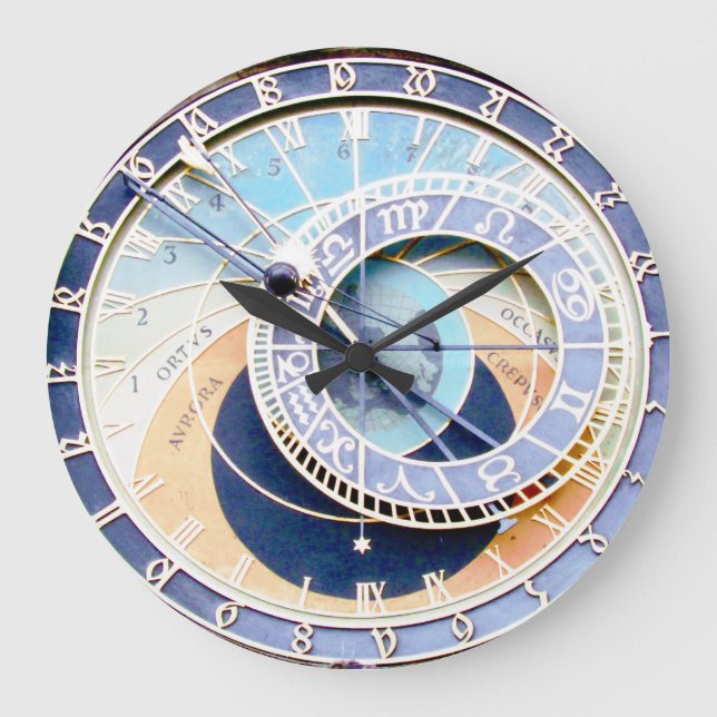 Horloge astronomique, horloge de coutume de Prague (Recto)