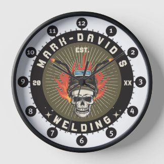 Horloge Atelier de soudage personnalisé des ouvriers de so