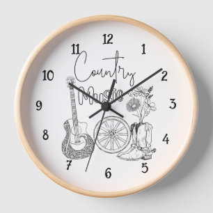 HORLOGE AUGMENTATION DE LA MUSIQUE DU PAYS