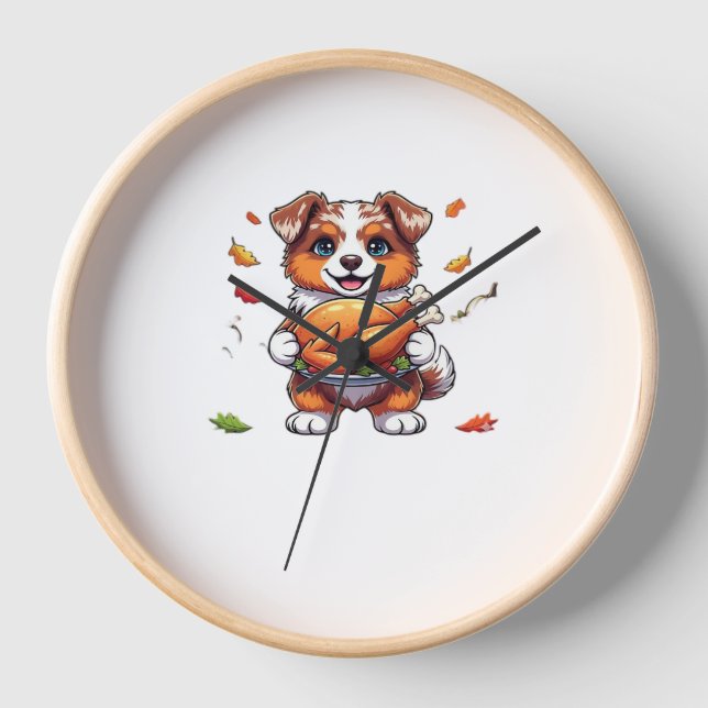 Horloge Aussie 178 Thanksgiving surdimensionné T-Shirt.png (Recto)