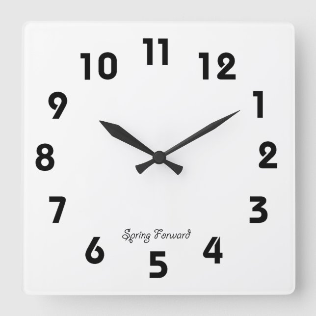Horloge avant du printemps (Recto)