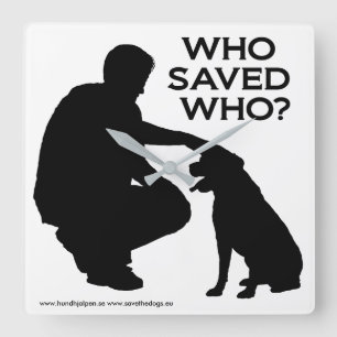 Horloge avec impression, Qui a enregistré qui