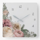 Horloge avec la Vintage florale