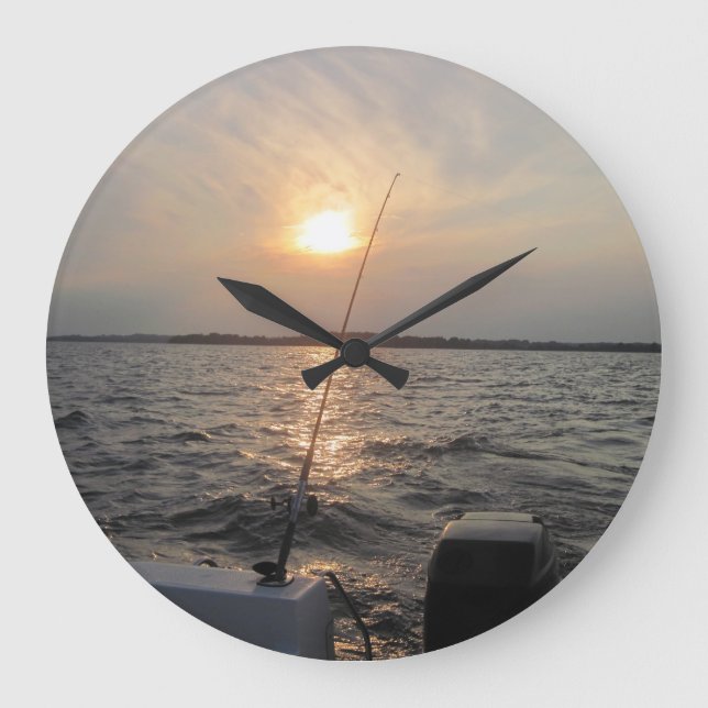 Horloge avec le coucher du soleil (Recto)