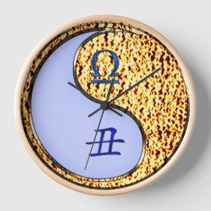 Horloge Balance & Bœuf de Feu