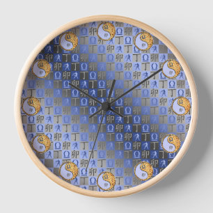 Horloge Balance & Lapin de Feu