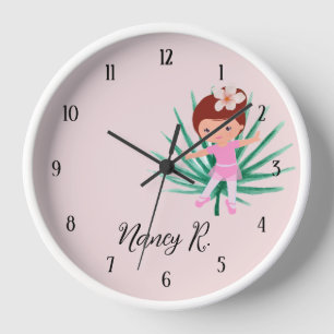 Horloge Ballerine Ballet Tropical Rose