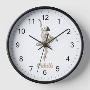 Horloge Ballerine de ballet de danse tendance moderne pers