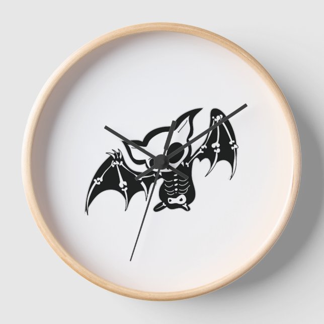 Horloge Bat Halloween (Recto)