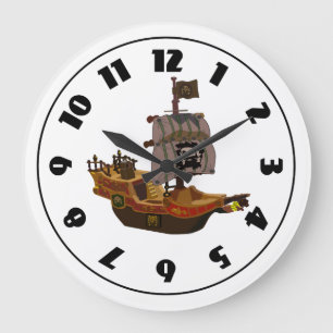 Horloge Bateau Pirate