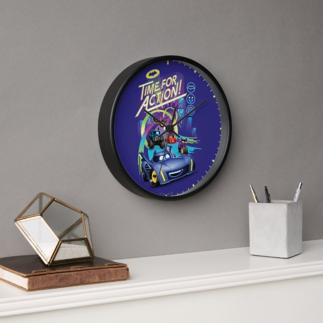 Horloge Batwheel™ - Il est temps d'agir (Bureau)
