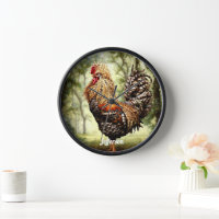 Beau Coq Coloré