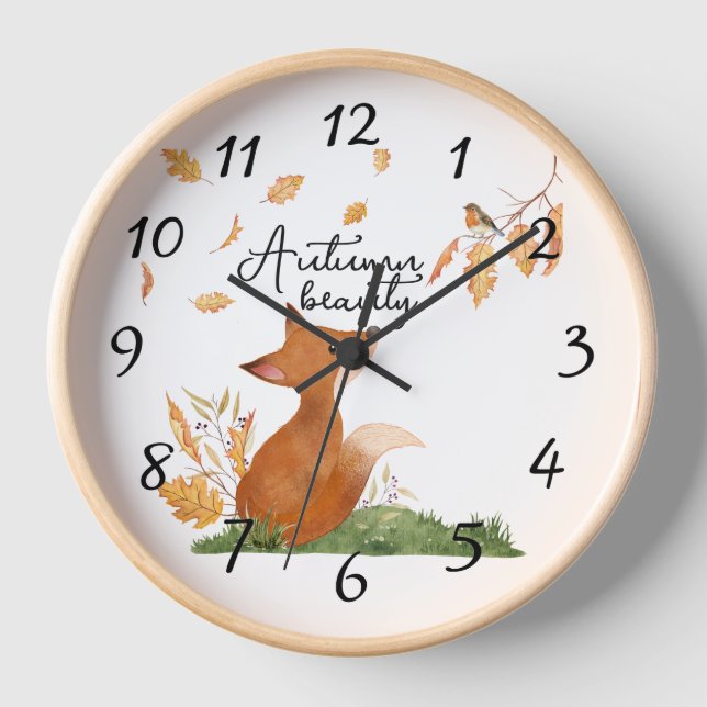Horloge Beauté d'automne (Recto)