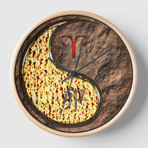 Horloge Bélier & Lapin de Terre