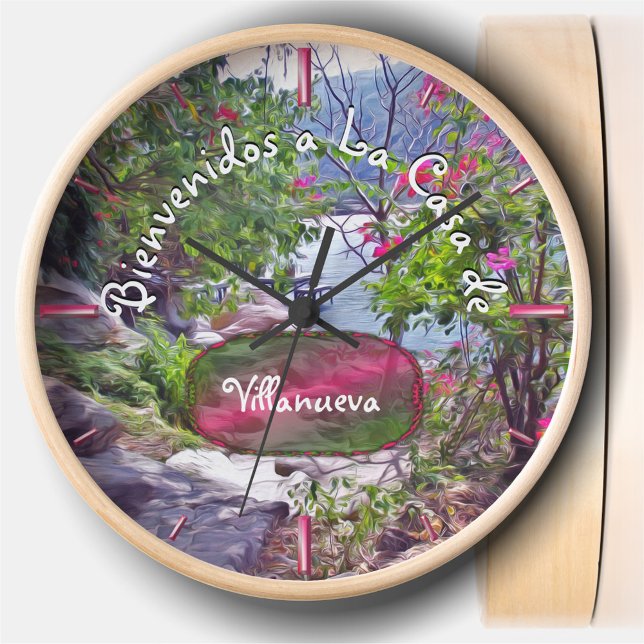 Horloge Bienvenidos & Bienvenue Yelapa Trail 821 (Créateur téléchargé)