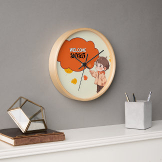 HORLOGE BIENVENUE 2025