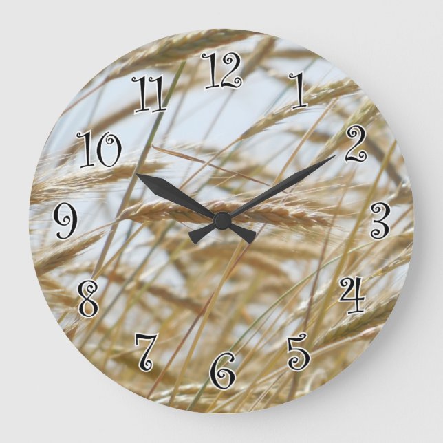 Horloge blé et Sky (Recto)