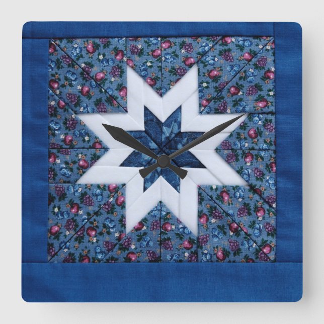 horloge bleue étoile (Recto)