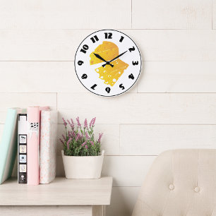 Horloge Bloc De Fromage