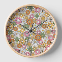 Boho Daisy Flowers les années 70 Floral Super