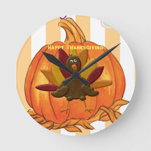 Horloge bon thanksgiving