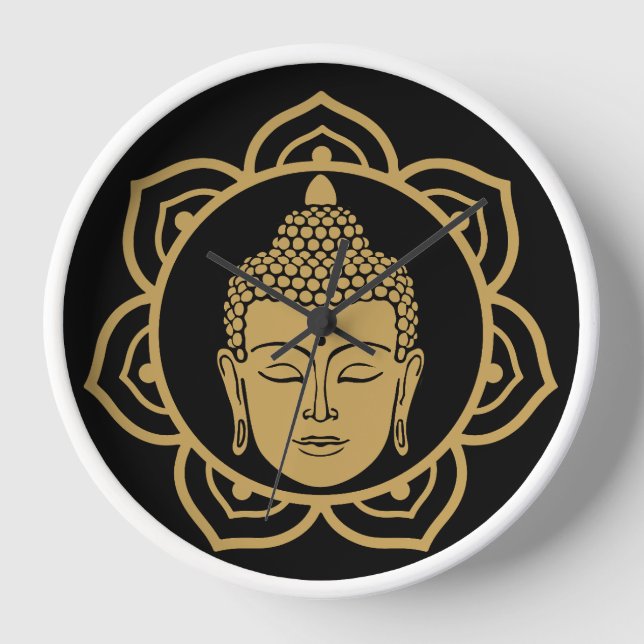 Horloge Bouddha Vesak Bouddha Purnima Bouddha Day (Recto)