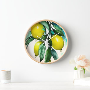 Horloge Branche du citron