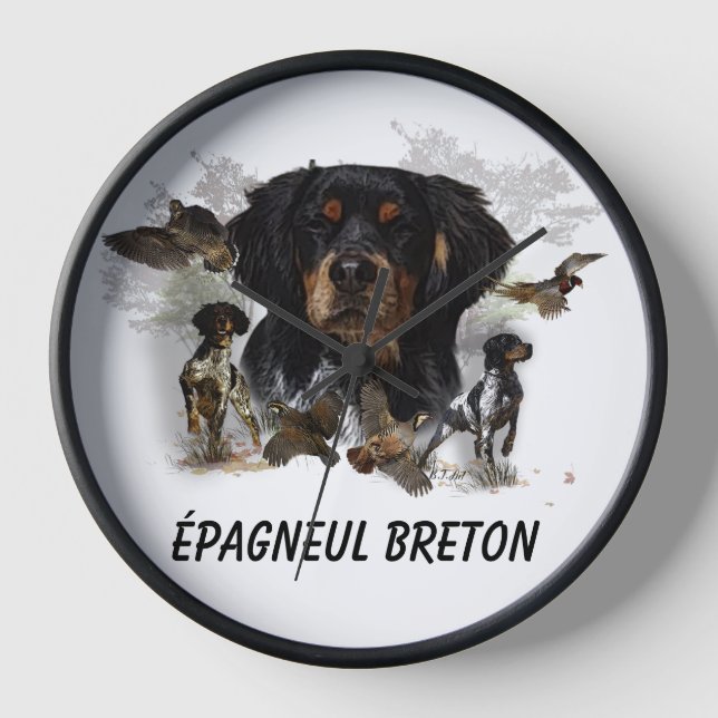 Horloge Bretagne française, Art (Recto)