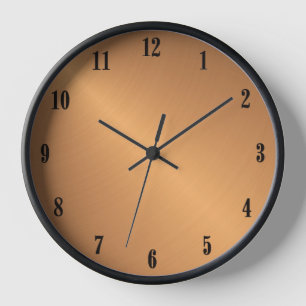 Horloge Brin cuivre