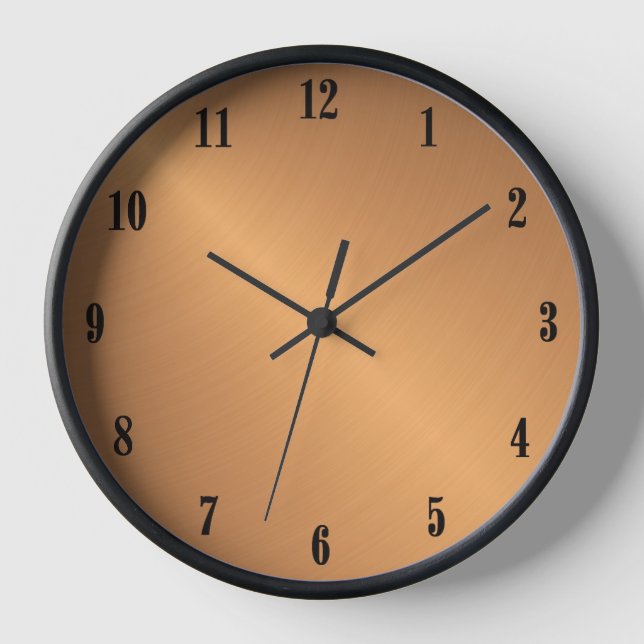 Horloge Brin cuivre (Recto)