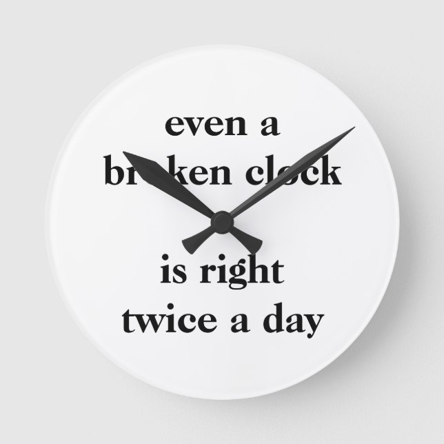 HORLOGE BRISÉ (Recto)