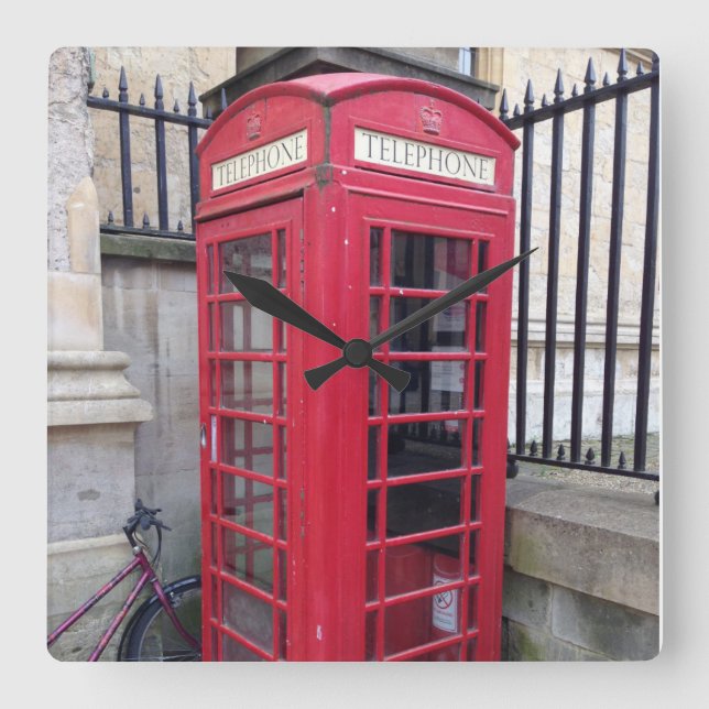 Horloge britannique de cabine téléphonique (Recto)