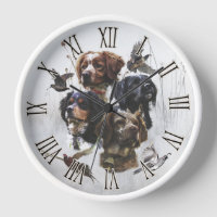 Brittany Spaniel Art, Chasse de faisan