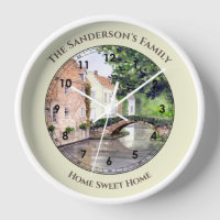 Bruges Belgique Aquarelle par Farida Greenfield