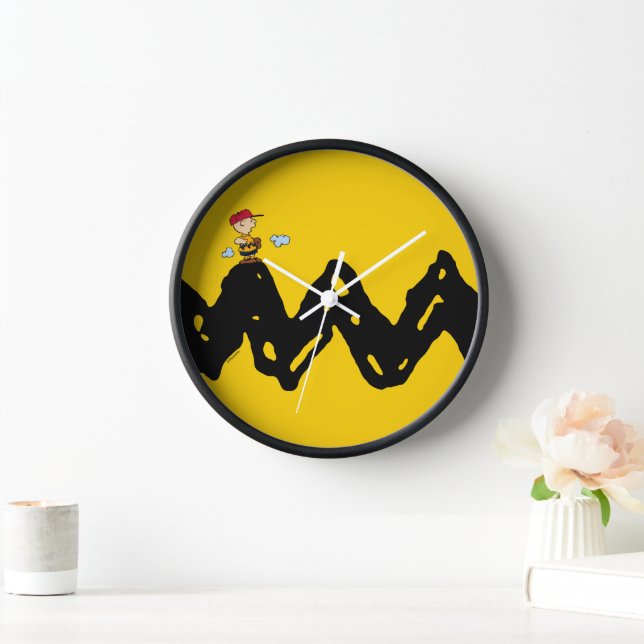 Horloge cacahuètes | Charlie Baseball Brown (Maison)