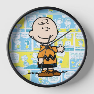 Horloge cacahuètes Charlie Brown Motif de bande dessinée