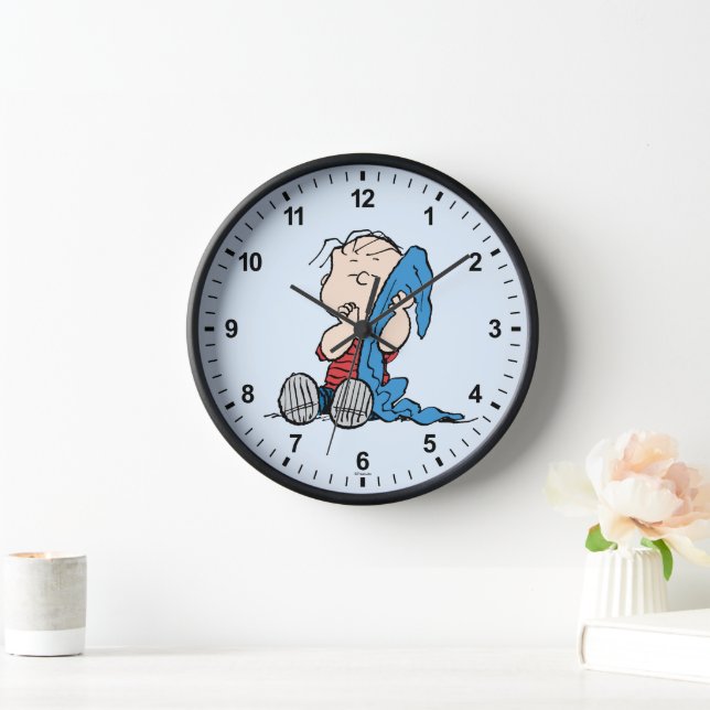 Horloge cacahuètes | Linus et sa couverture (Maison)