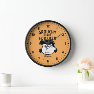 Horloge cacahuètes   Lucy depuis toujours