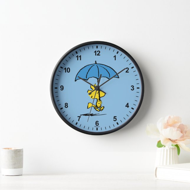 Horloge cacahuètes | Parapluie bleu Woodstock (Maison)