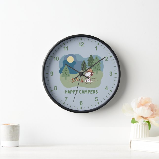 Horloge cacahuètes | Site du camp de Snoopy & Woodstock (Maison)
