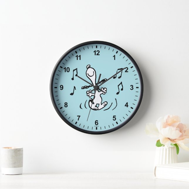 Horloge cacahuètes | Snoopy Dancing (Maison)