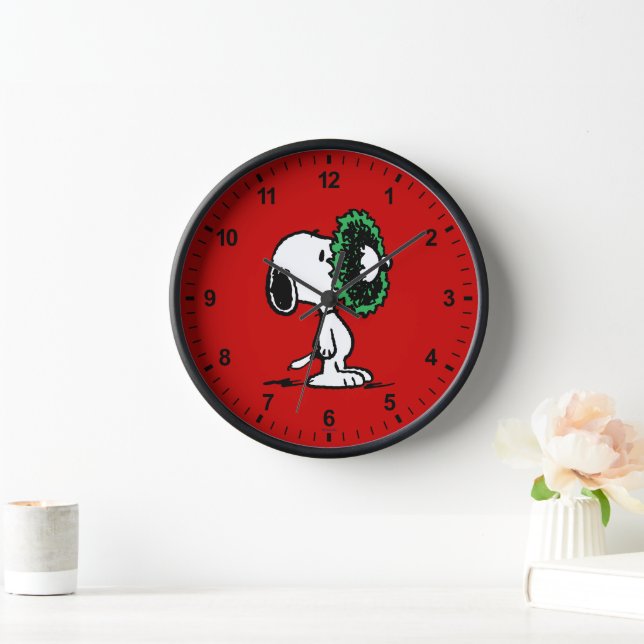 Horloge cacahuètes | Snoopy pour les fêtes (Maison)