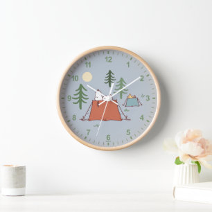 Horloge cacahuètes Snoopy & Woodstock