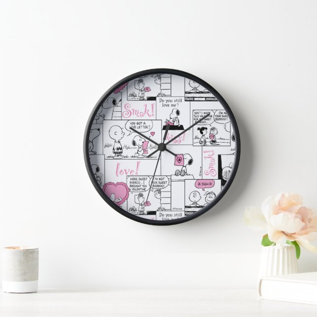 Horloge cacahuètes | Valentine Heart Love Motif (Maison)