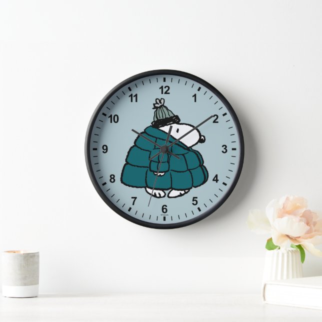 Horloge cacahuètes | Veste Snoopy Winter Puffer (Maison)