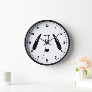 Horloge cacahuètes   Visage Snoopy