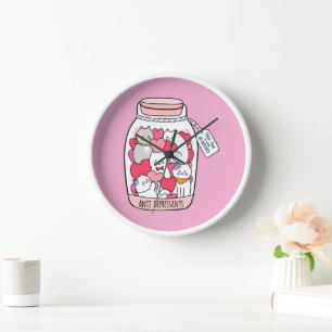 Horloge Cadeau drôle pour amateur de chats Antidépresseur