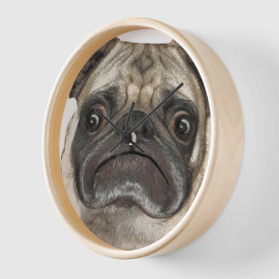 Horloge Cadeaux Grumpy Puggy