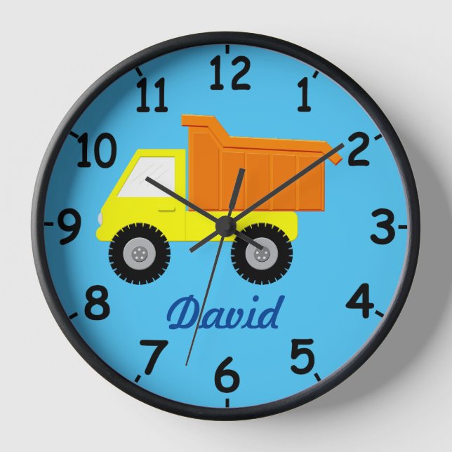 Horloge Camion Jaune (Recto)
