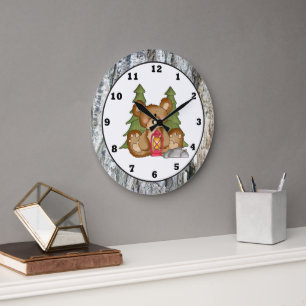 Horloge Camping Ours